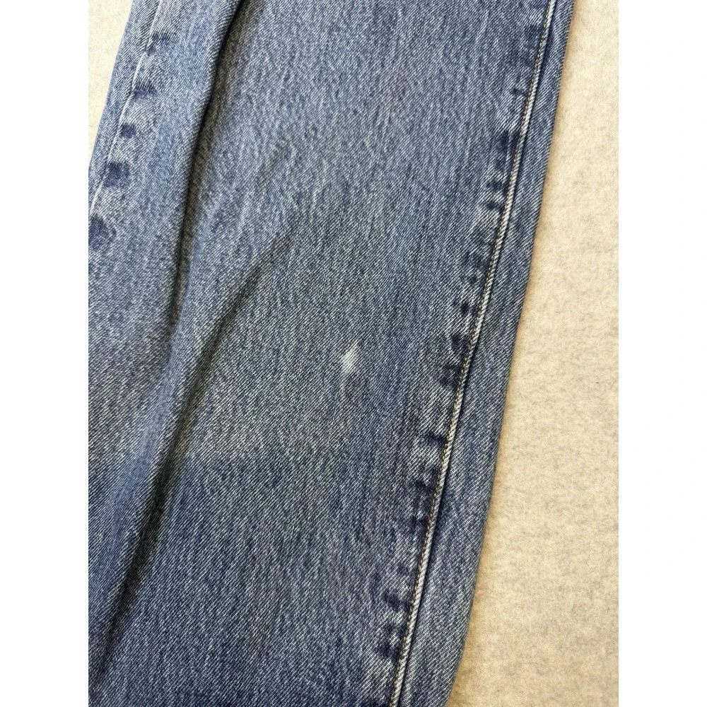 Levi's 501 Button Fly Jeans Straight Blue Denim Men's Size 38x30